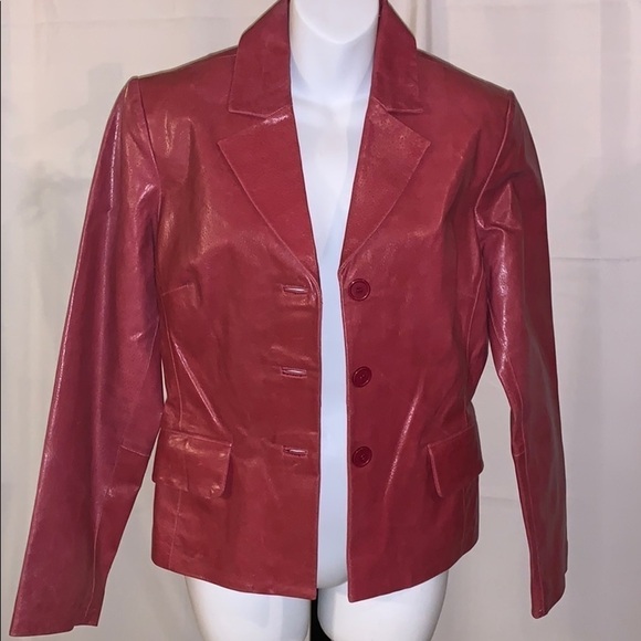 NWOT Bagatelle leather blazer jacket size -10 - Picture 1 of 4